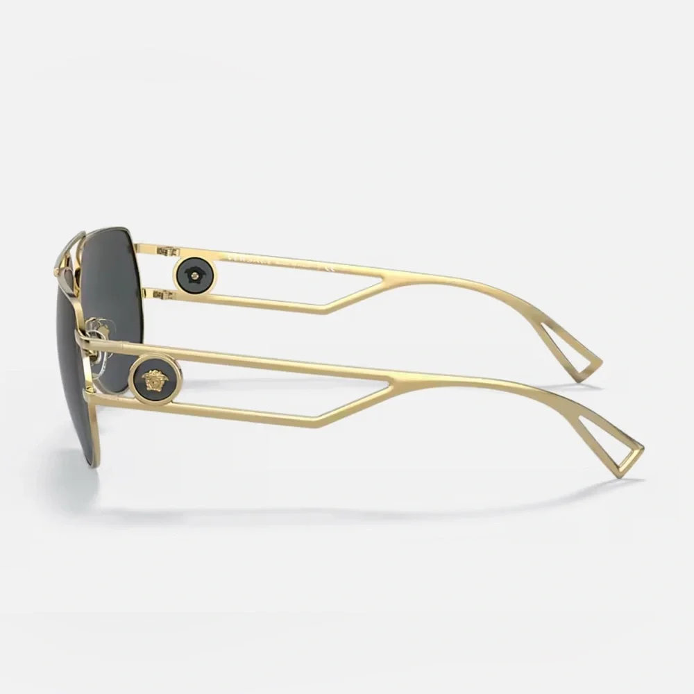Authentic Versace Gold and Black Sunglasses - Picture 3 of 11